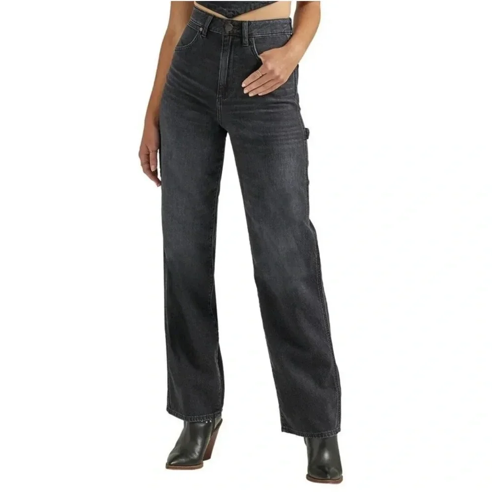 Wrangler’s Women’s Relaxed Carpeter Utility Jeans Size 35 NWT - Picture 6 of 12